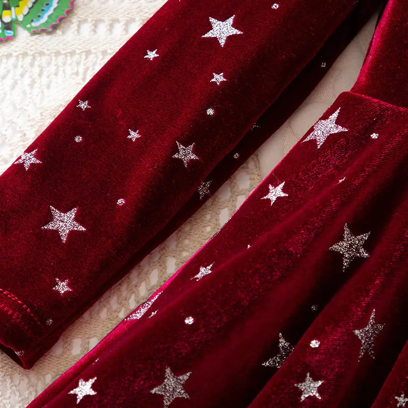 Girls' Christmas Red Dress
