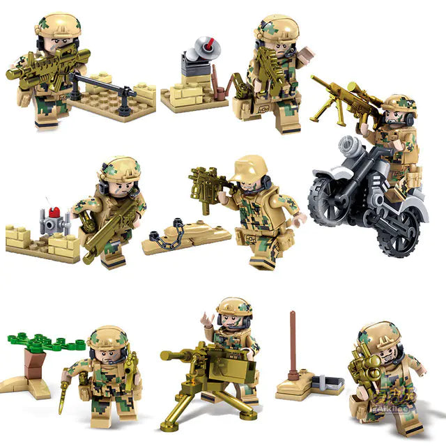Military SWAT Building Blocks for Kids (Educational Toy)