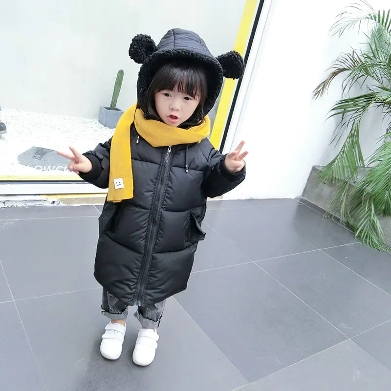 Children's Mid-Length Down Padded Jacket