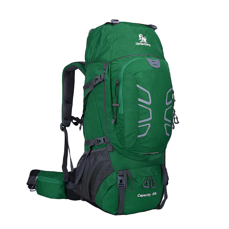 60L Outdoor Hiking Backpack with Water-Resistant Design