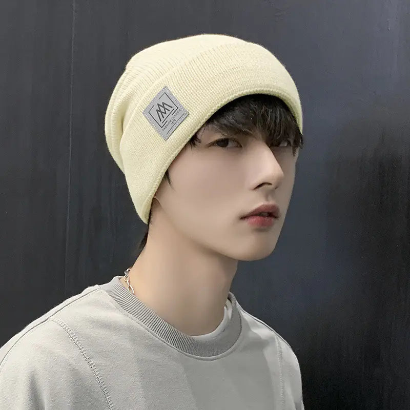 Men's Windproof Warm Wool Knitted Hat