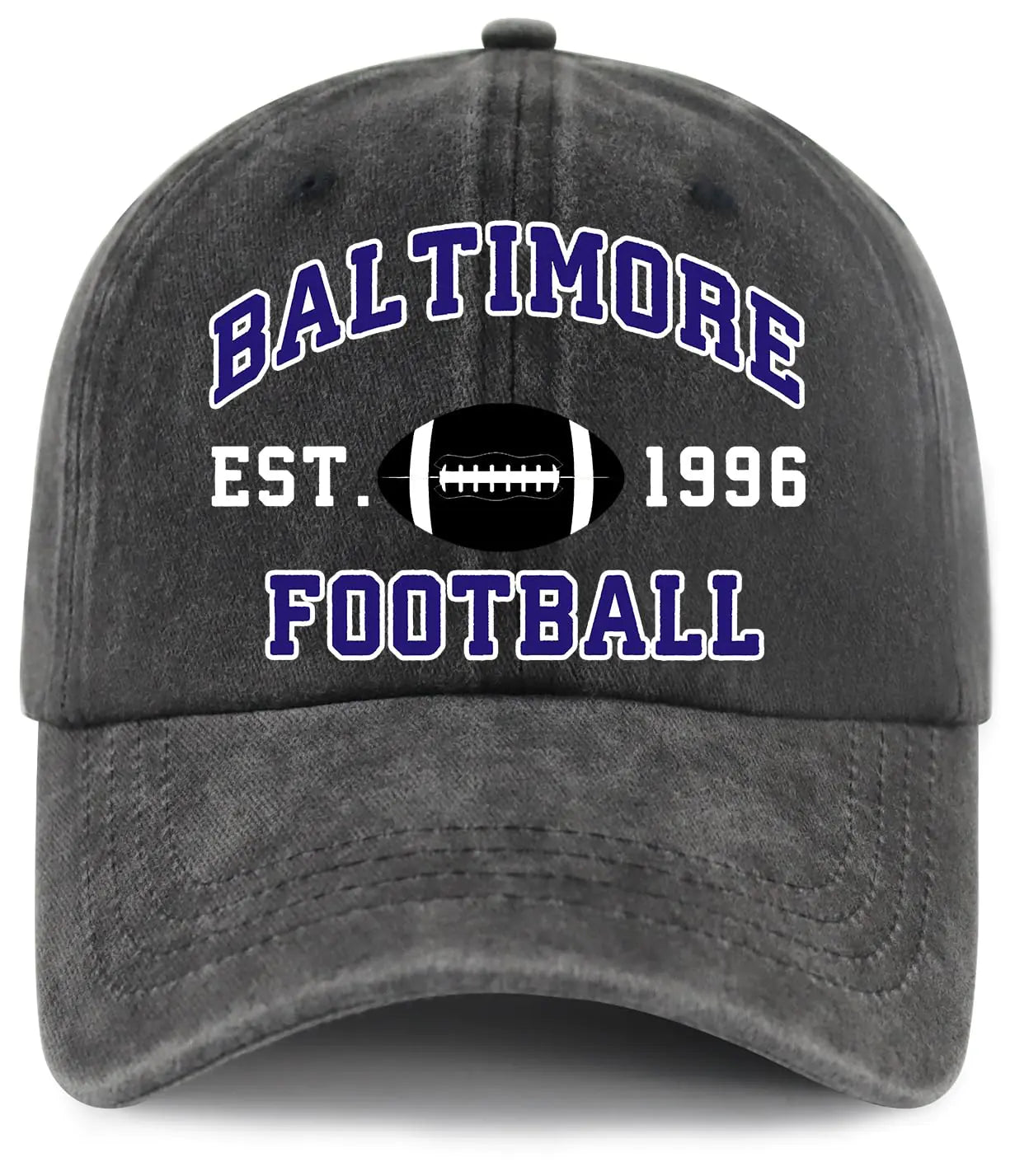 Pnrzmktay Football Hat Chicago Est 1920 Hats for Men Women Adjustable Printed Cotton Vintage US Chicago City Baseball Cap Birthday Gifts for Football Fans