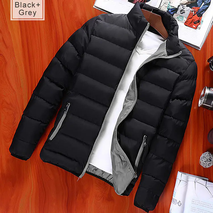 Men's Slim Fit Down Jacket - Stylish Winter Coat
