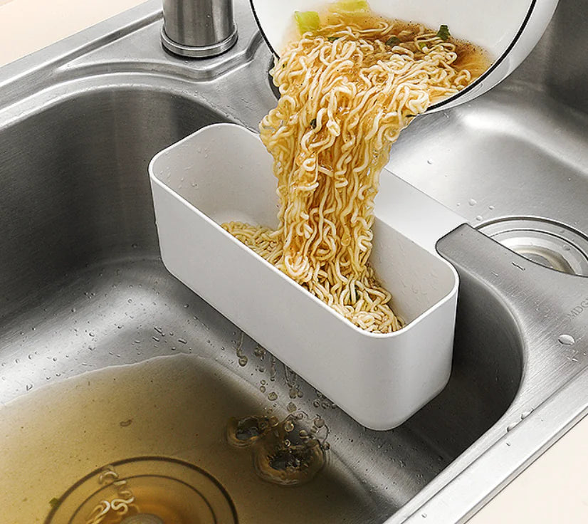 2-Piece Kitchen Sink Drain Rack and Storage Set