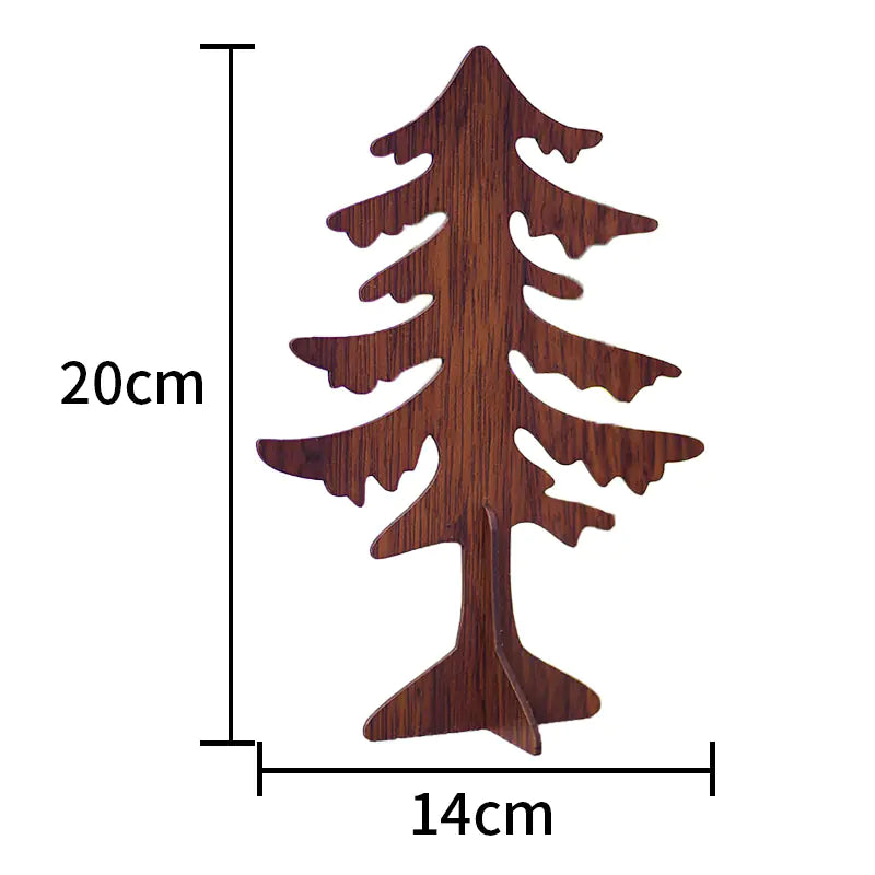 Wooden Christmas Reindeer Decor and Tree Ornament