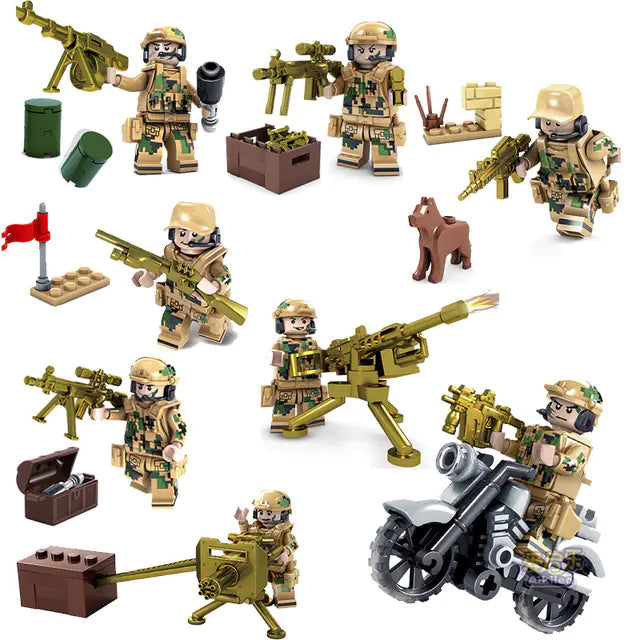 Military SWAT Building Blocks for Kids (Educational Toy)
