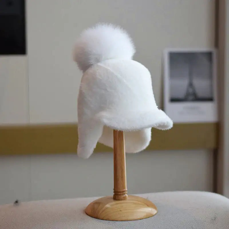 Warm Ushanka Pilot Hat with Earflaps for Women